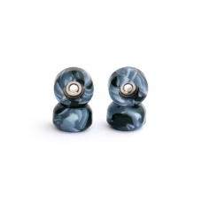 Колеса для фінгерборда з підшипниками Just Skate Swirl Blk