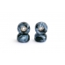 Колеса для фінгерборда з підшипниками Just Skate Swirl Blk