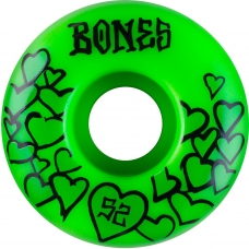 Колеса для скейта BONES WHEELS OG Formula Green Love 52mm 100A Green