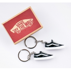 Міні взуття, Фінгер шузи, брелок Vans Old Skool Blk Wht + коробка