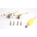 Підвіски для фінгерборда Just Skate FB Premium PRO Truck Revers Kingpin Silver 34 мм