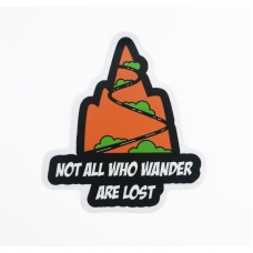 Стікер наклейка Not All Who Wander