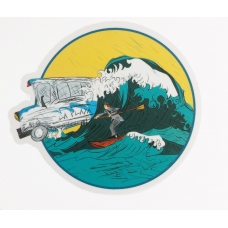 Стікер наклейка Surf Bus