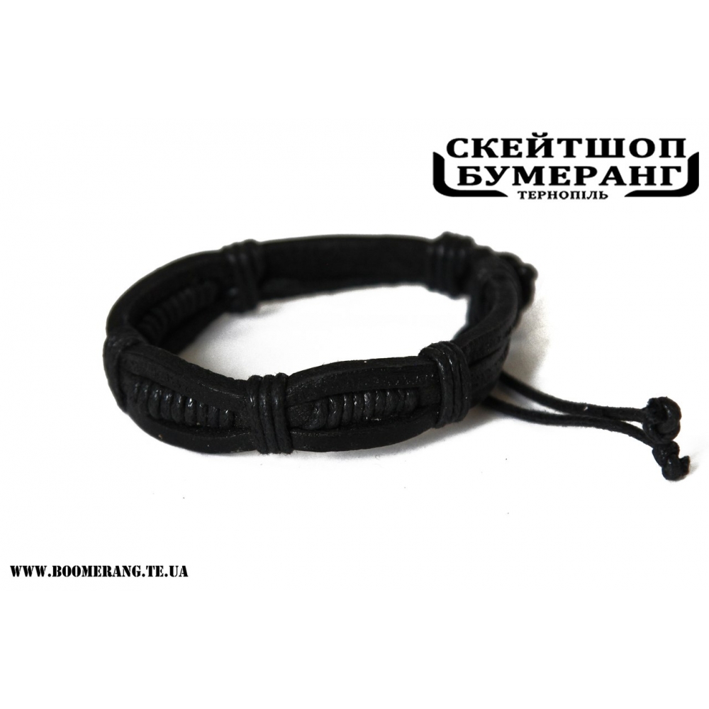 Браслет кожа Blk Pleet