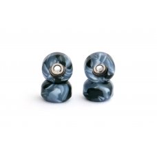 Колеса для фінгерборда з підшипниками Just Skate Swirl Blk
