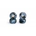Колеса для фингерборда с подшипниками Just Skate Swirl Blk