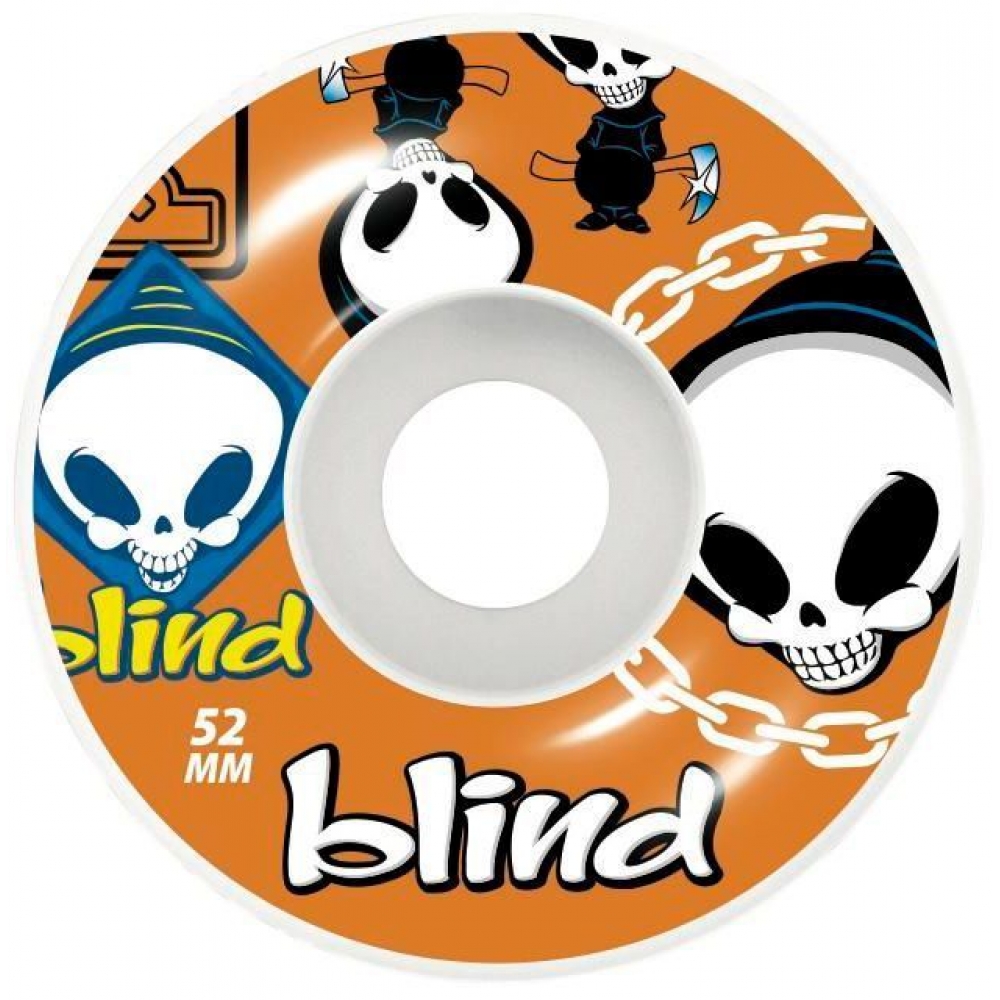 Колеса для скейтборда BLIND RANDOM Orange 52mm
