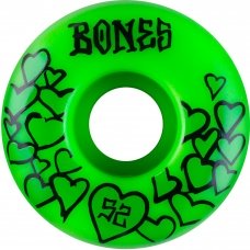 Колеса для скейта BONES WHEELS OG Formula Green Love 52mm 100A Green