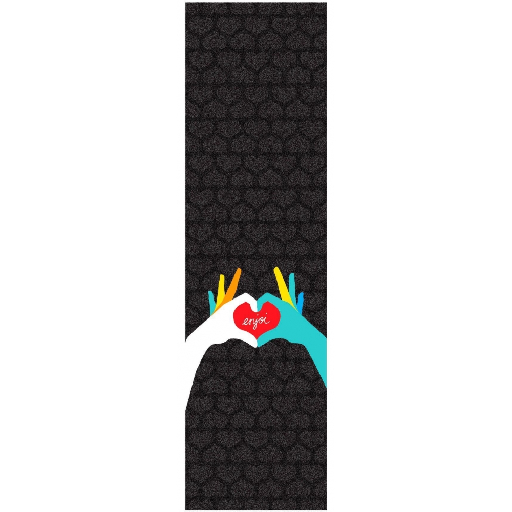 Наждак для скейтборда Enjoi Heart Hands Black