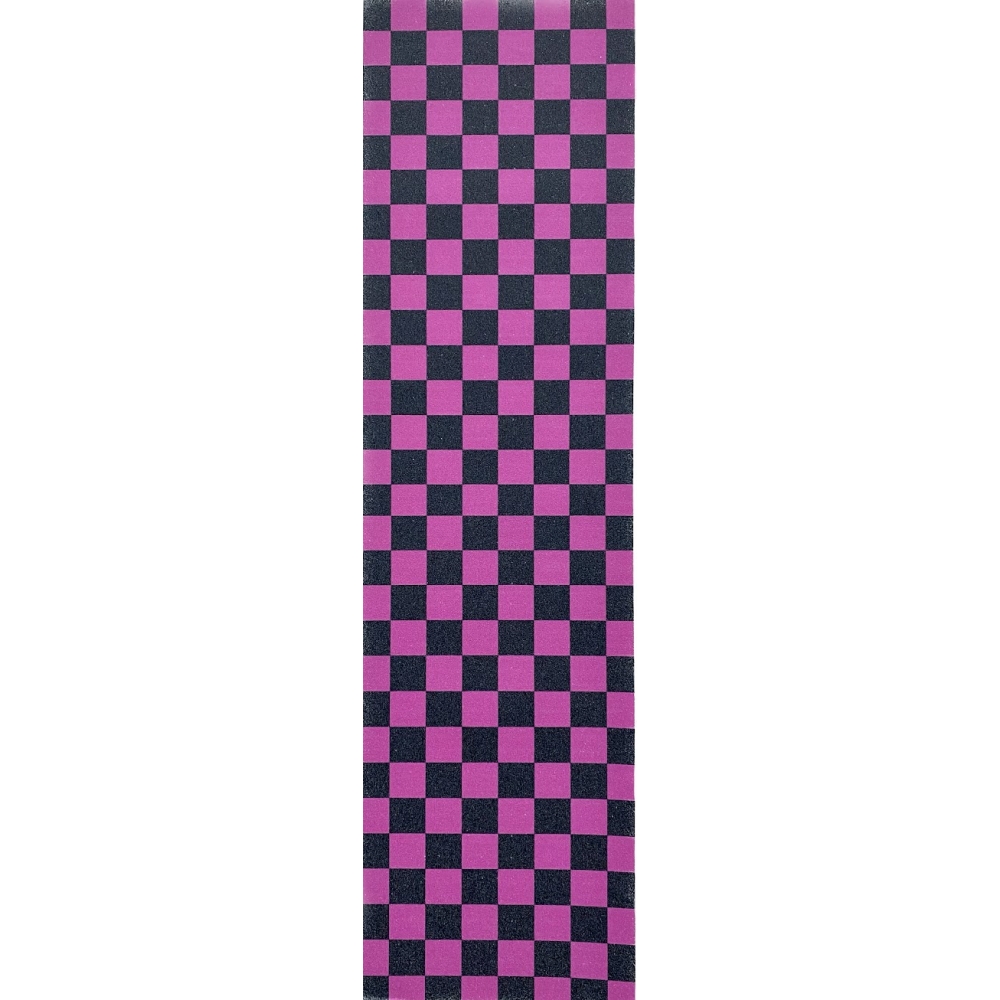 Наждак для скейта JustSkate Checker Blk Fucsia