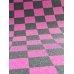 Наждак для скейта JustSkate Checker Blk Fucsia
