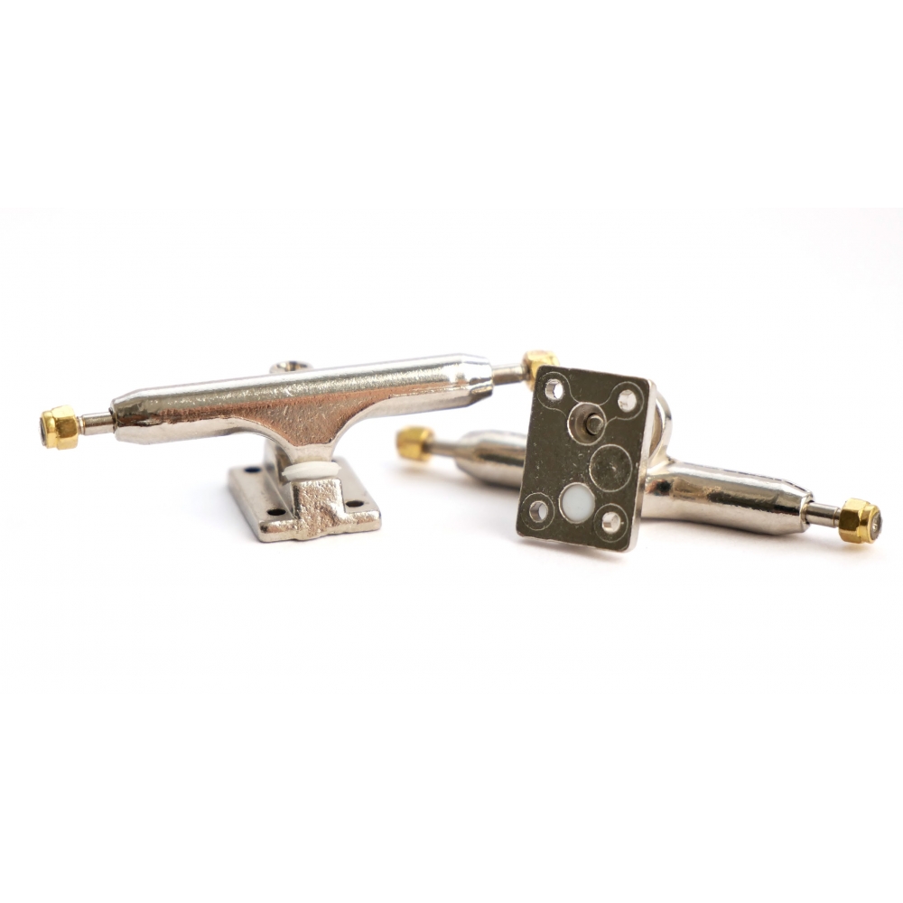 Подвески для фингерборда Just Skate FB Premium PRO Truck Revers Kingpin Silver 34 мм