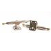 Подвески для фингерборда Just Skate FB Premium PRO Truck Revers Kingpin Silver 34 мм