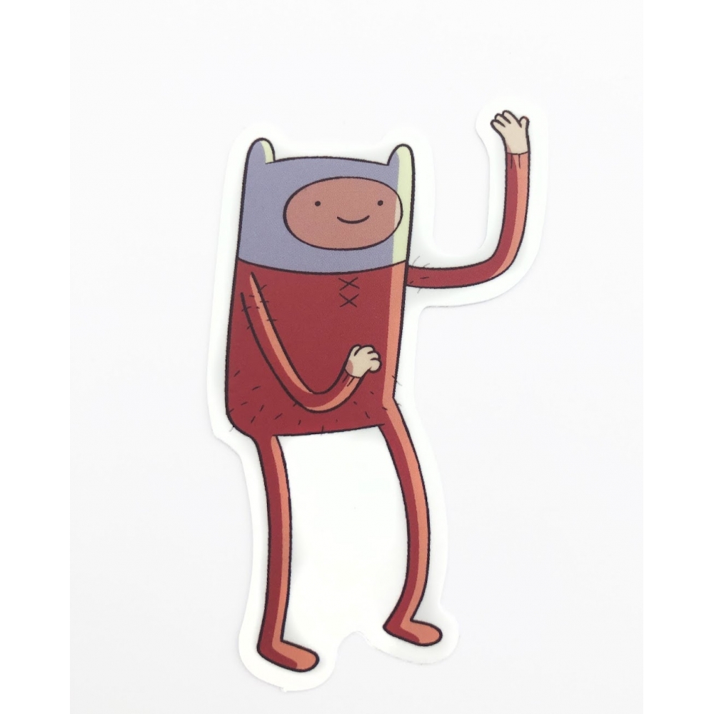 Стикер наклейка Adventure Time Finn