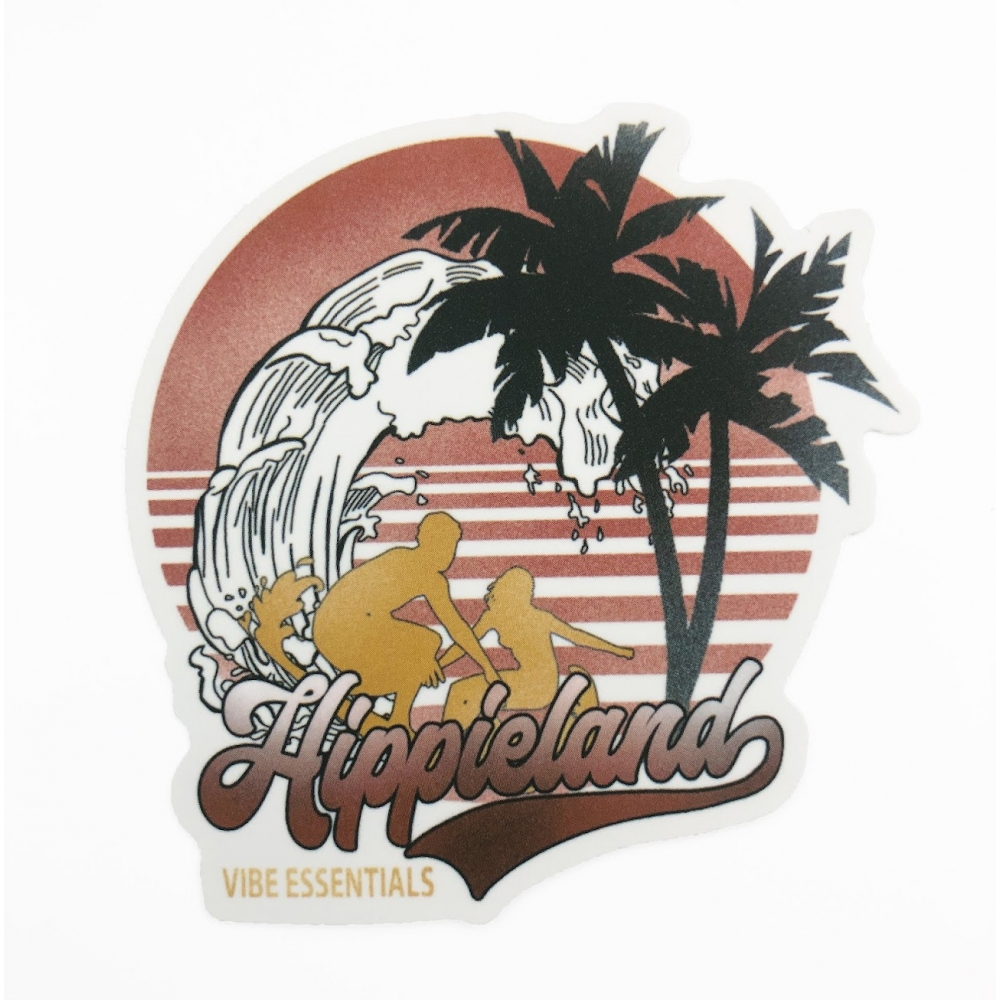 Стикер наклейка Hippieland