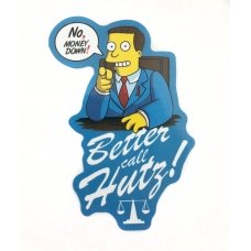 Стікер наклейка Simpson Better Call Hutz