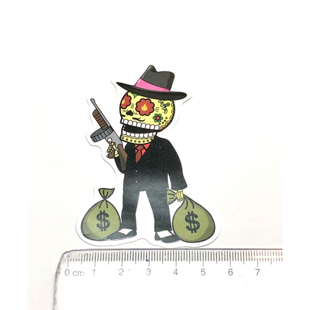 Стікер наклейка Skull Bandit