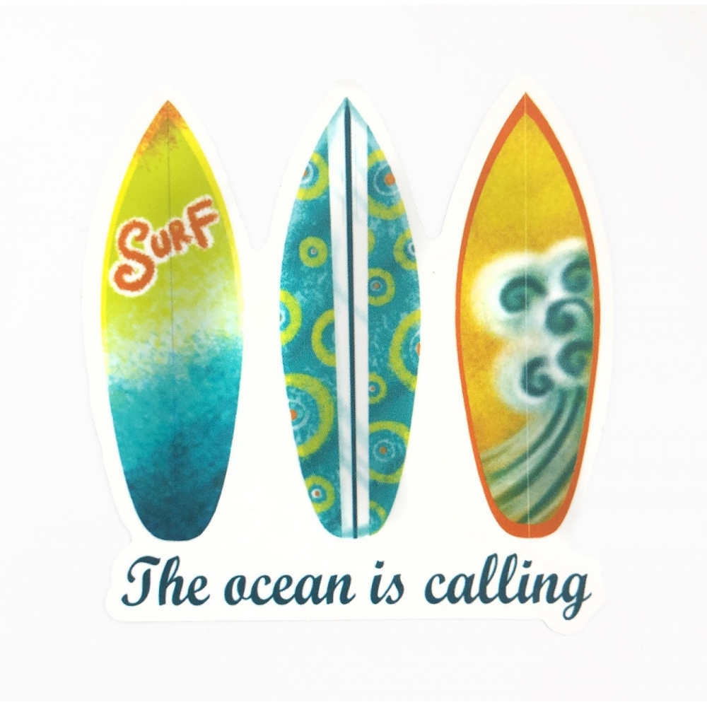 Стикер наклейка Three Surf