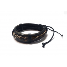 Браслет екошкіра Greek Blk