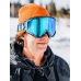 Маска Volcom Yae Goggle - Lagoon Tie-Dye / Blue Chrome Додаткова лінза - Дефект