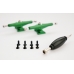 Підвіски для фінгерборда Just Skate FB V2 PRO Revers Kingpin Green 34 мм