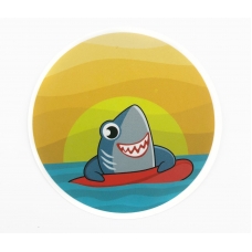 Стікер наклейка Surf Shark