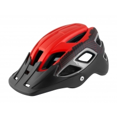 Велошолом FORCE Aves MTB червоно-чорний, мат L-XL