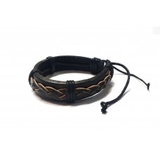 Браслет екошкіра Greek Blk