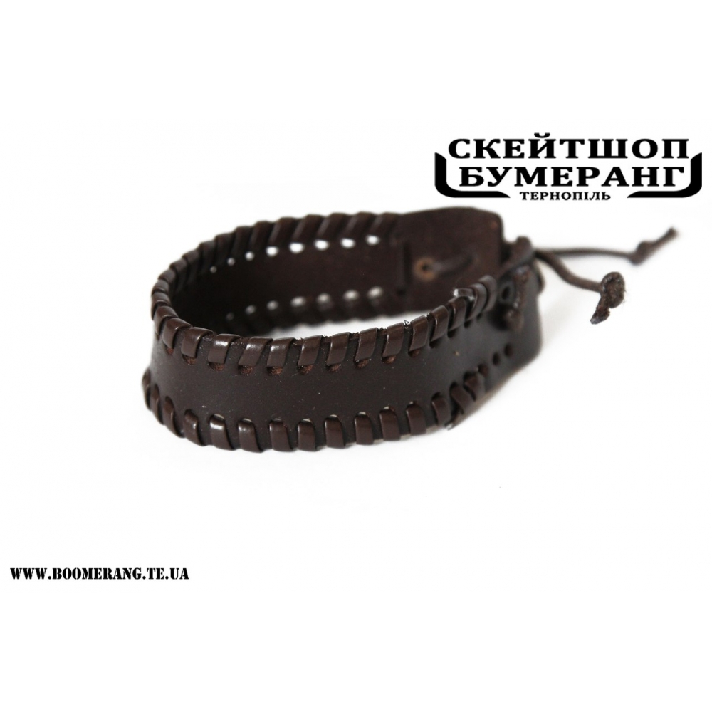 Браслет кожа Brn Wide