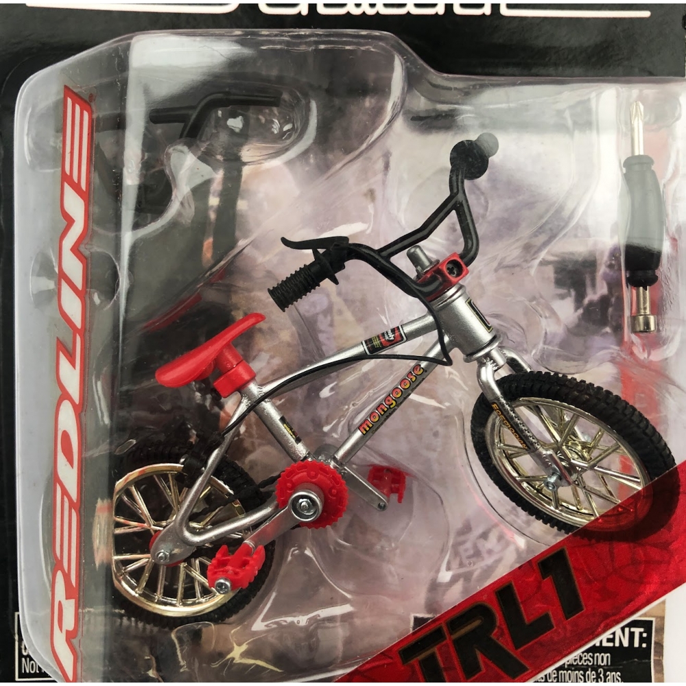 Фінгербайк Flick Trix Mongoose Silver Red