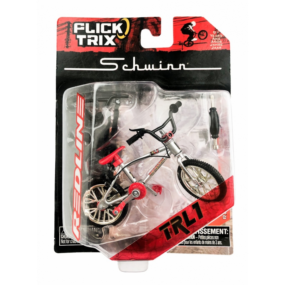 Фінгербайк Flick Trix Mongoose Silver Red
