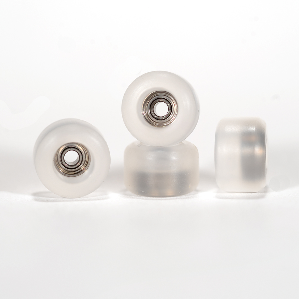 Колеса для фингерборда с подшипниками Just Skate Transparent