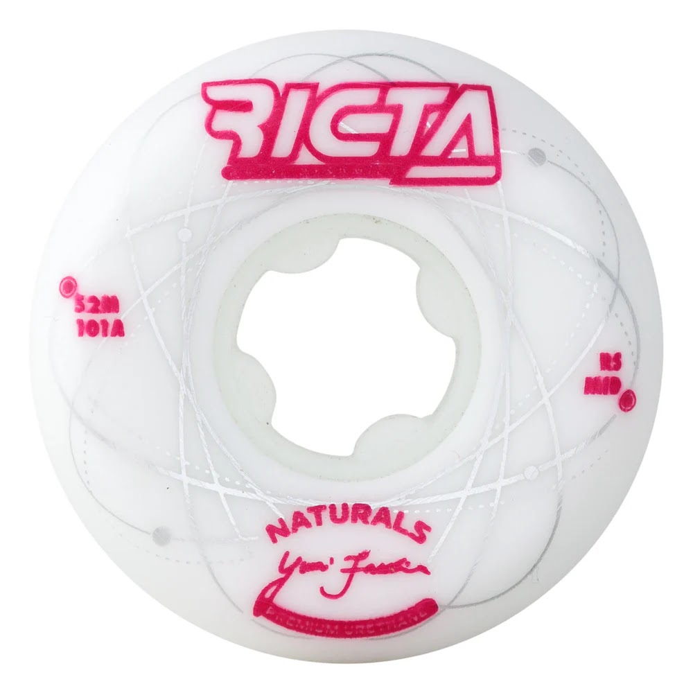 Колеса для скейтборда Ricta 52mm Facchini Orbital Naturals White Metallic Red Mid 101A