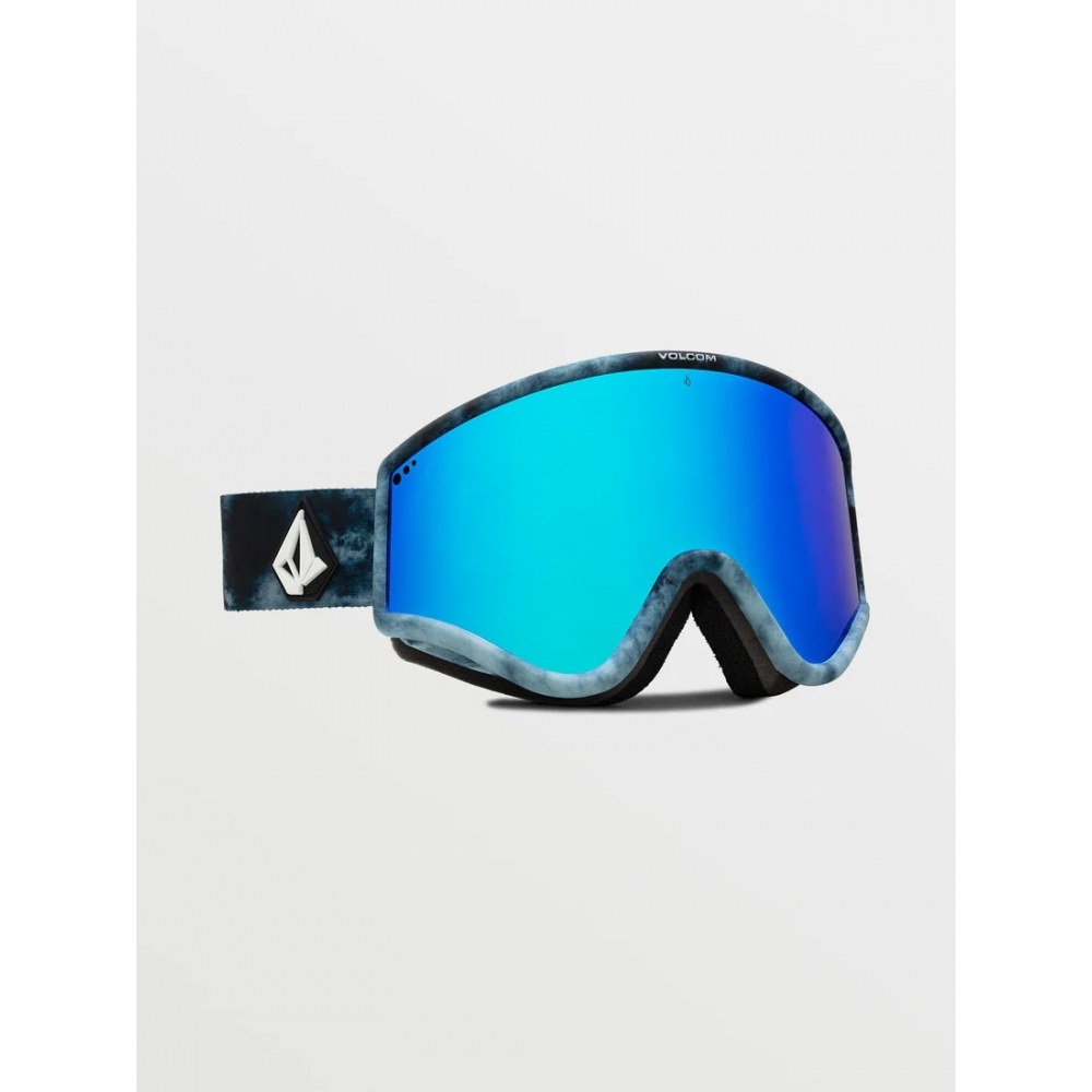 Маска Volcom Yae Goggle - Lagoon Tie-Dye / Blue Chrome Додаткова лінза - Дефект