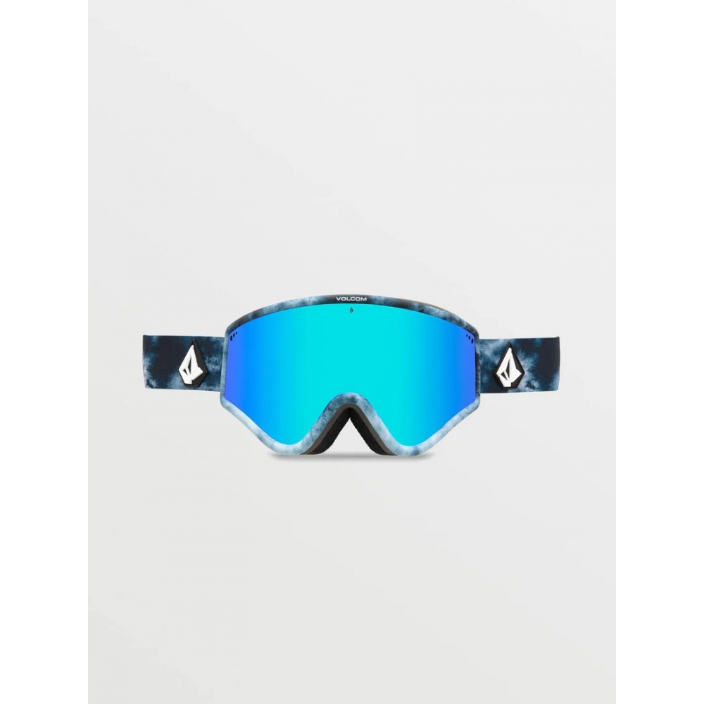 Маска Volcom Yae Goggle - Lagoon Tie-Dye / Blue Chrome Додаткова лінза - Дефект
