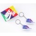 Міні взуття, Фінгер шузи, брелок Nike AIR Jordan 24 Purple + коробка Color