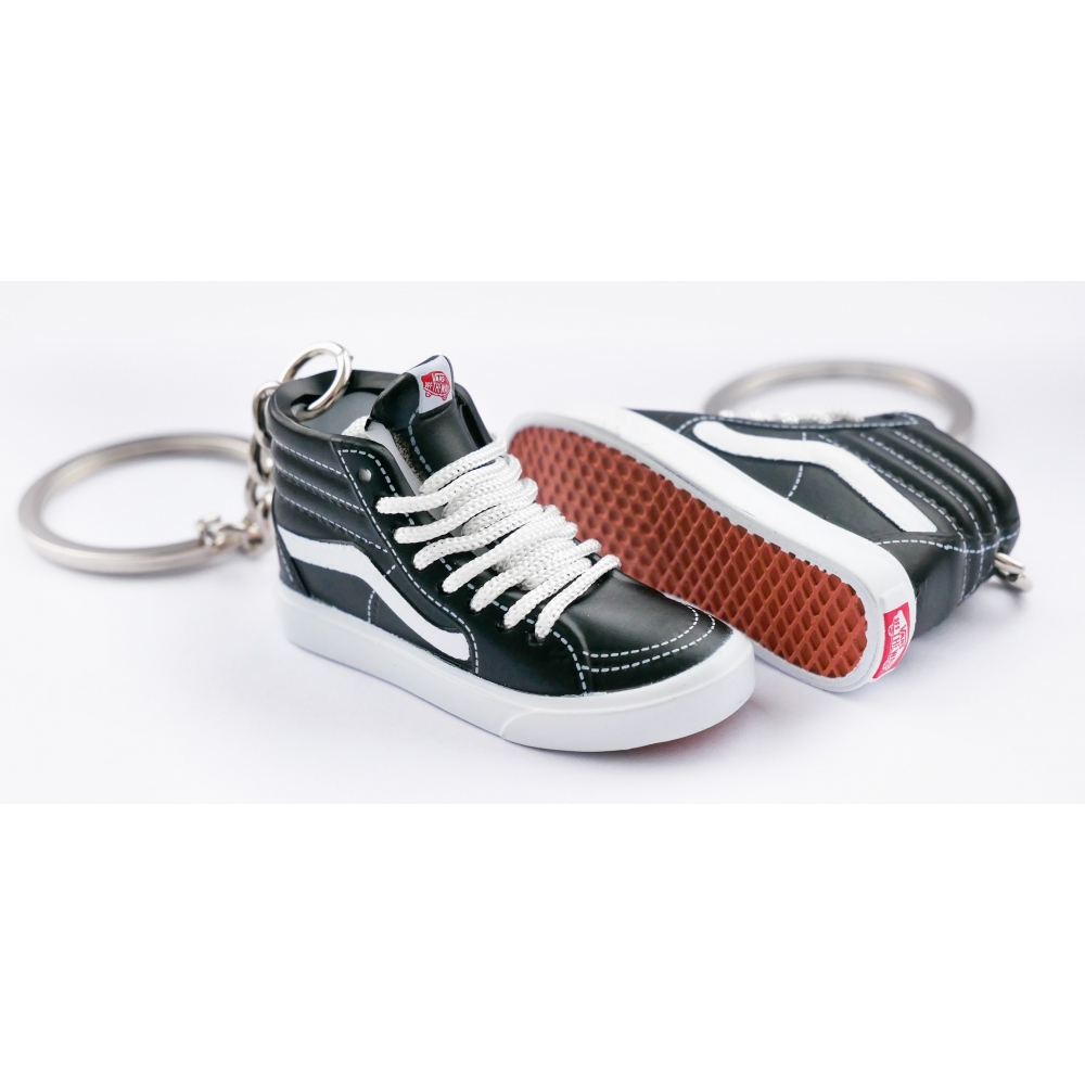 Мини обувь, фингер шузы, брелок Vans SK8 HI Blk Wht