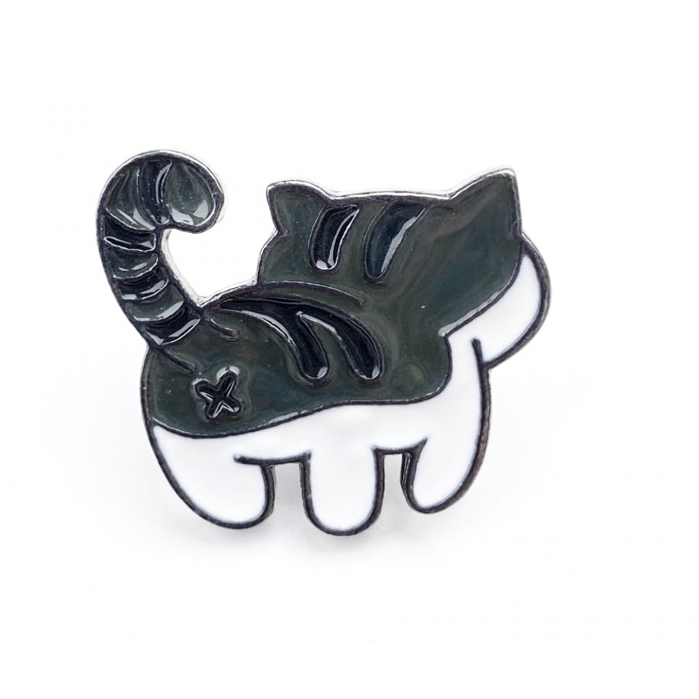 Пін металевий Cat Butt