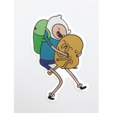 Стікер наклейка Adventure Time Finn and Jake