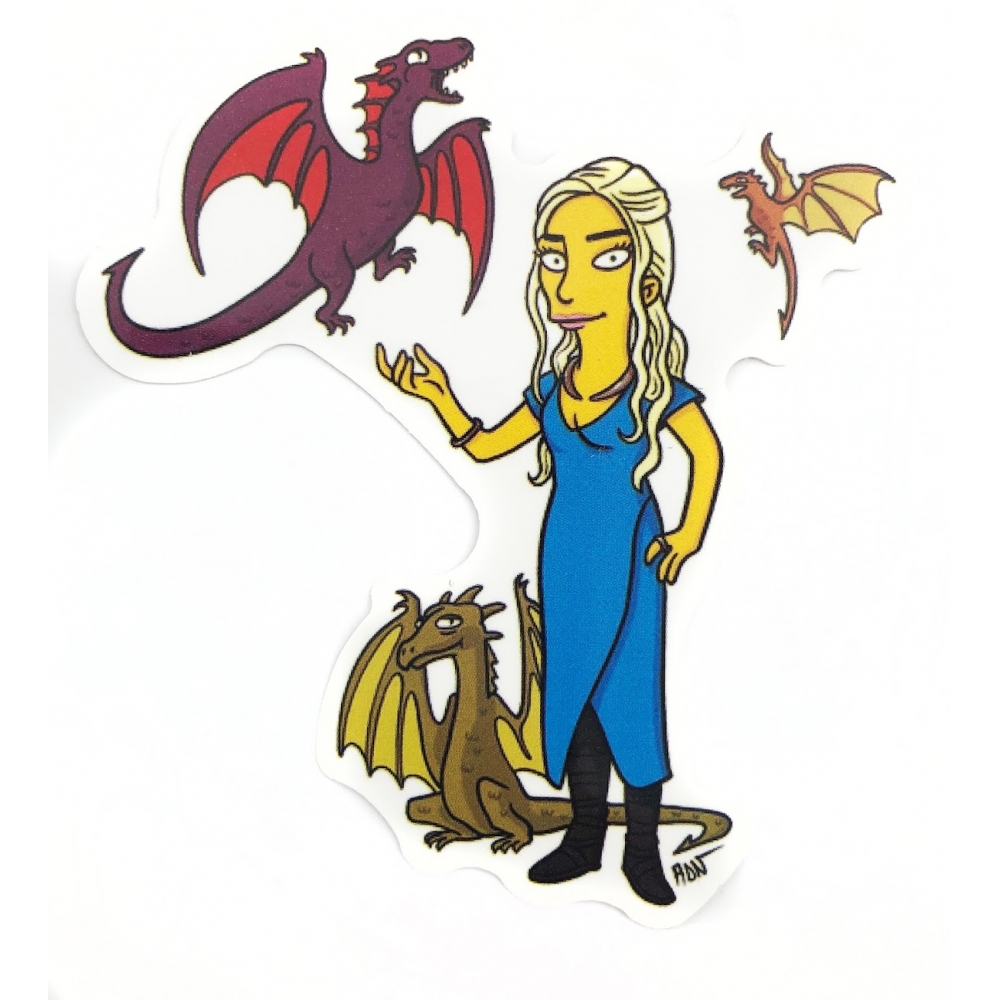 Стикер наклейка Simpson Mother of Dragons