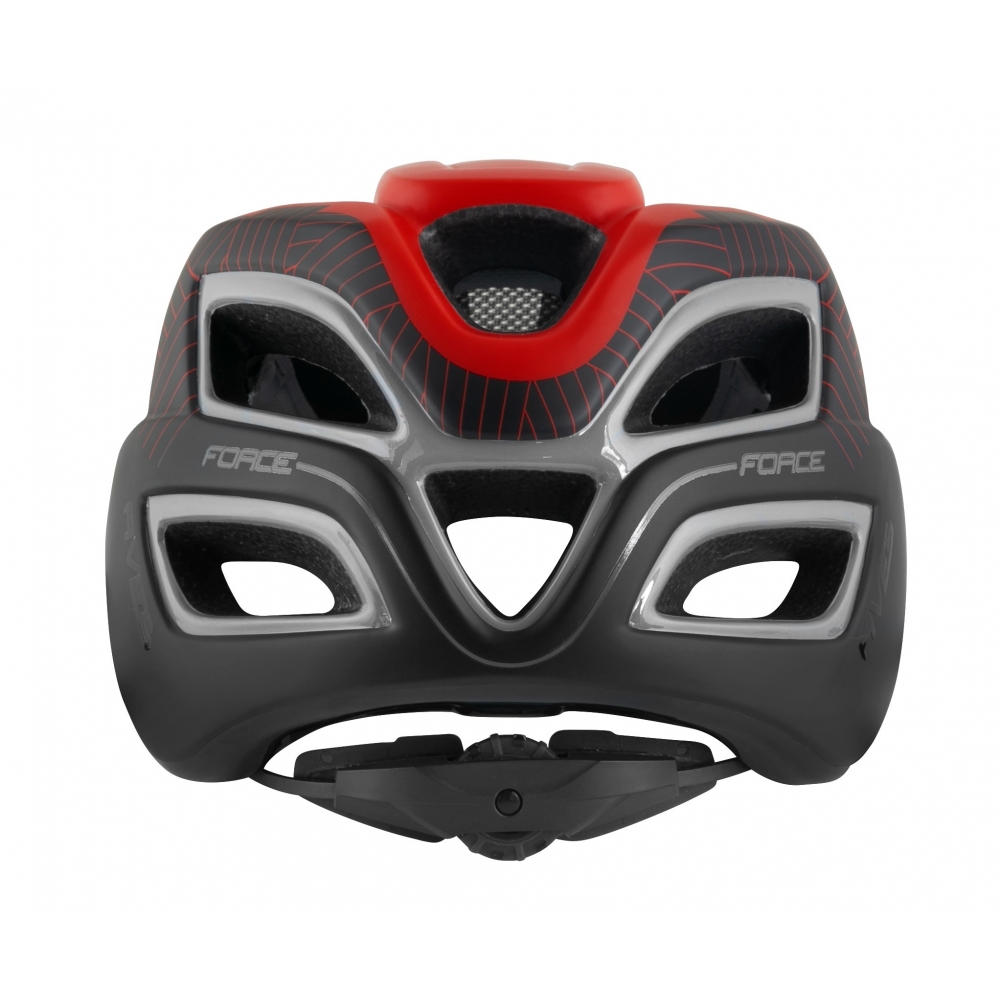 Велошолом FORCE Aves MTB червоно-чорний, мат L-XL