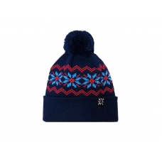 Шапка Volt Snow POM Nvy Red