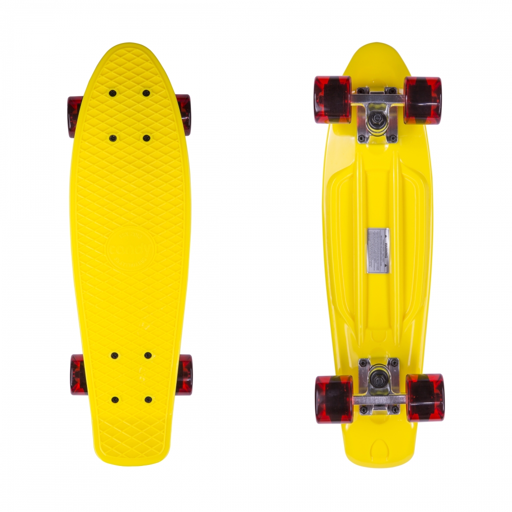 Крузер / пенніборд Candy 22 " Yellow/Tr.Red