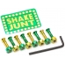 Болти для скейта SHAKE JUNT ALL Grn/Yel Allen 1"