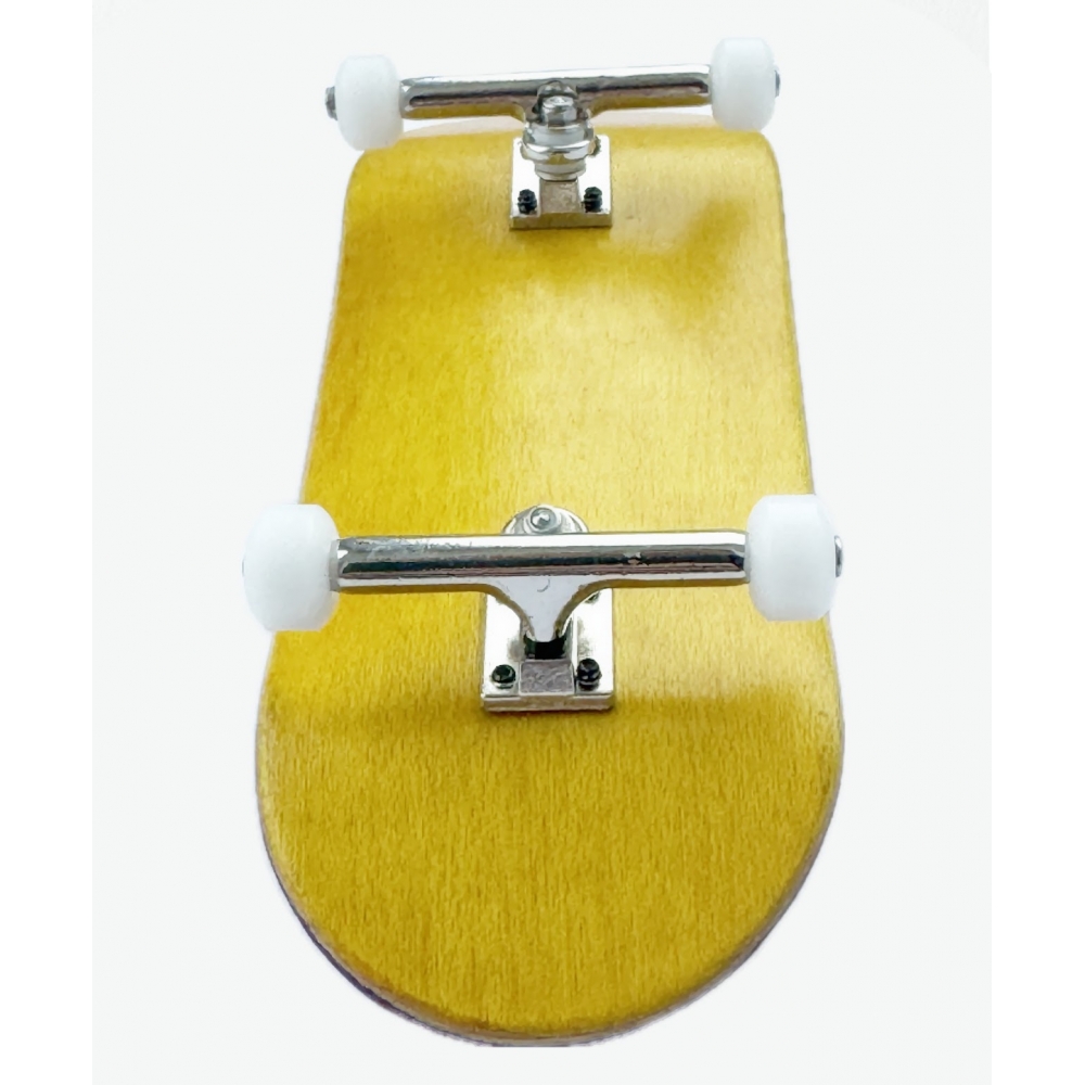 Фінгерборд професійний Just Skate Yellow Silver 36mm