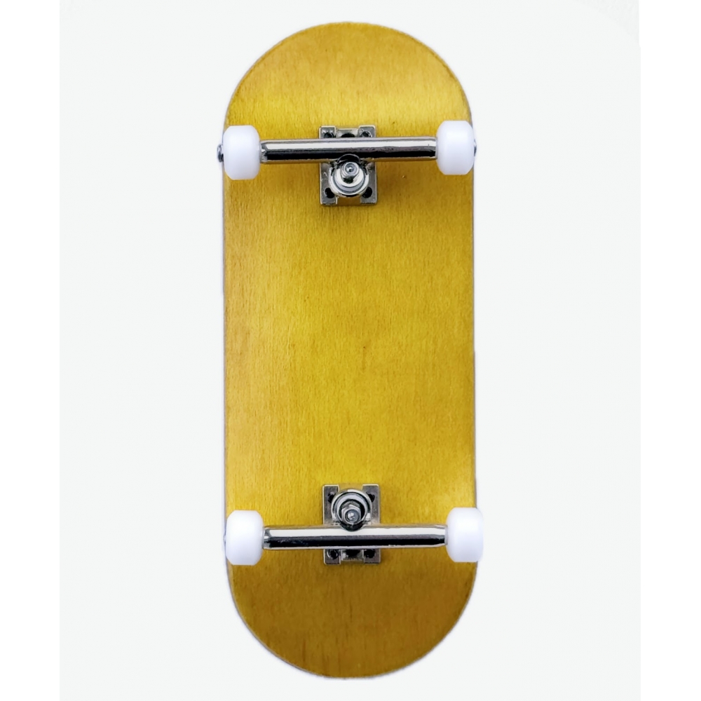 Фінгерборд професійний Just Skate Yellow Silver 36mm