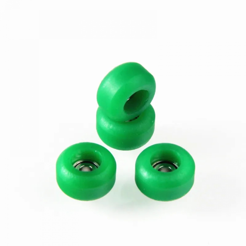 Колеса для фінгерборда з підшипниками Just Skate Green
