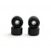 Колеса для фингерборда с подшипниками Just Skate Pro XC 65D Black