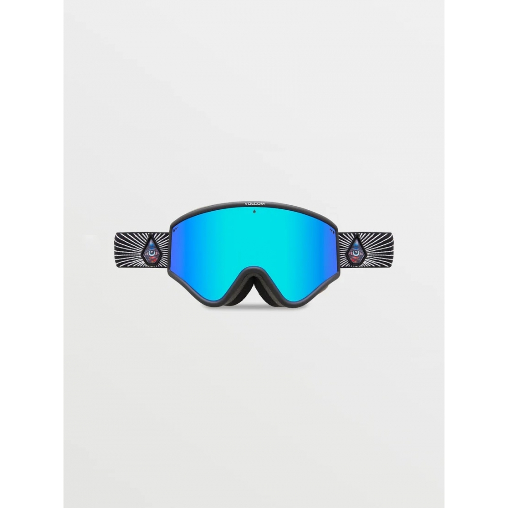 Маска Volcom Yae Goggle - Jamie Lynn / Blue Chrome Bonus Lens