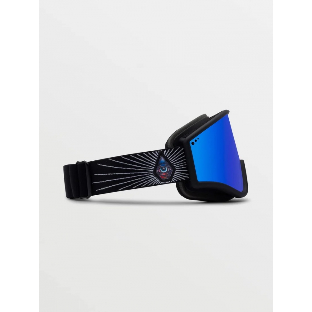 Маска Volcom Yae Goggle - Jamie Lynn / Blue Chrome Bonus Lens
